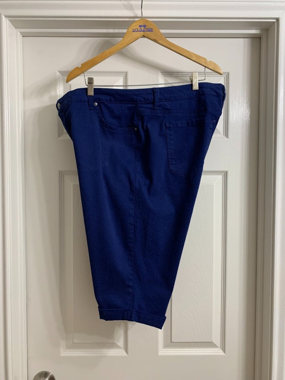 New Directions Brand Women's Blue Capri Pants, Size 20W